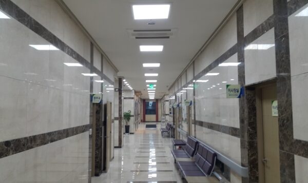 요양병원 조도개선 고효율 LED조명 교체공사
