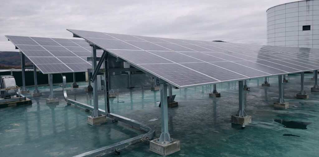 태양광발전 공장지붕형 시공